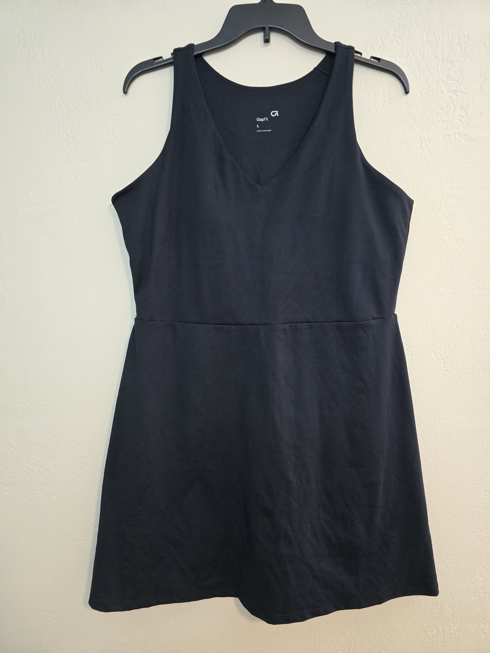 GapFit Black Active Tank Dress Large